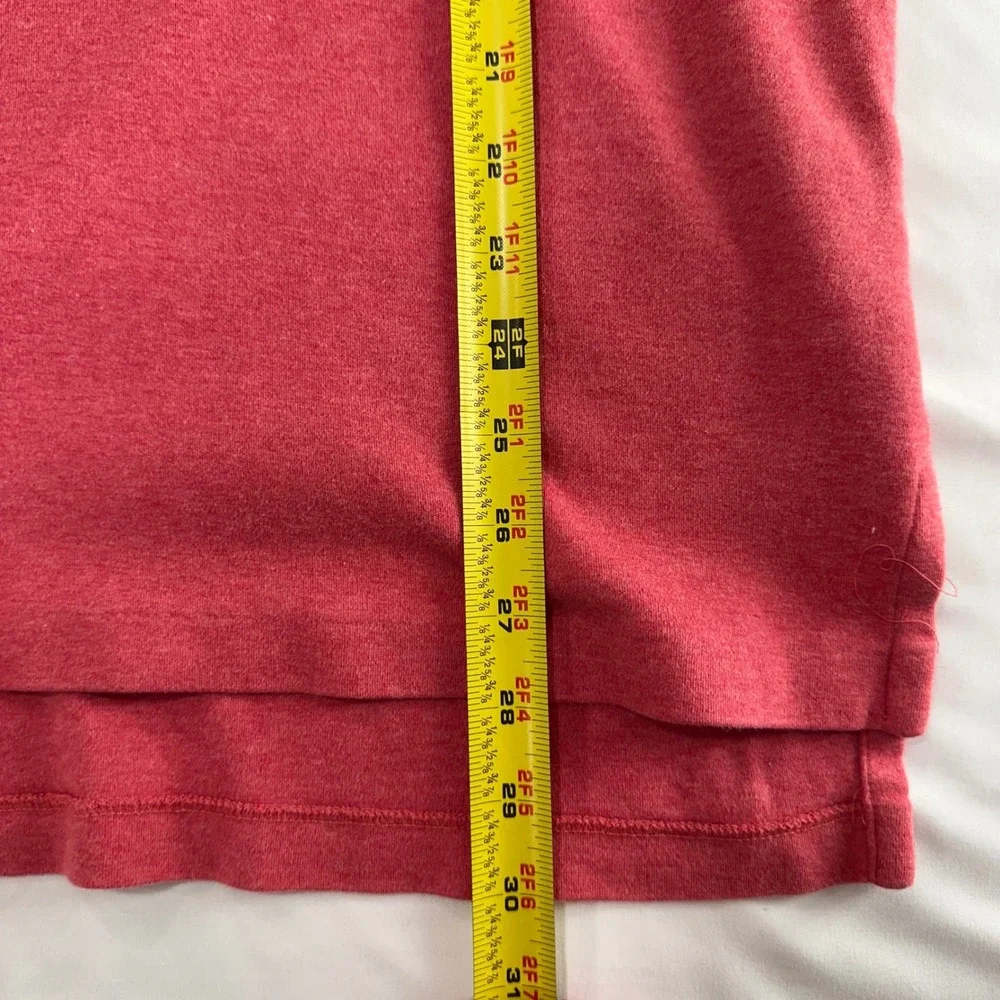 Polo Ralph Lauren Short Sleeve Polo Shirt Mens XL Red Heathered Pony Logo Preppy